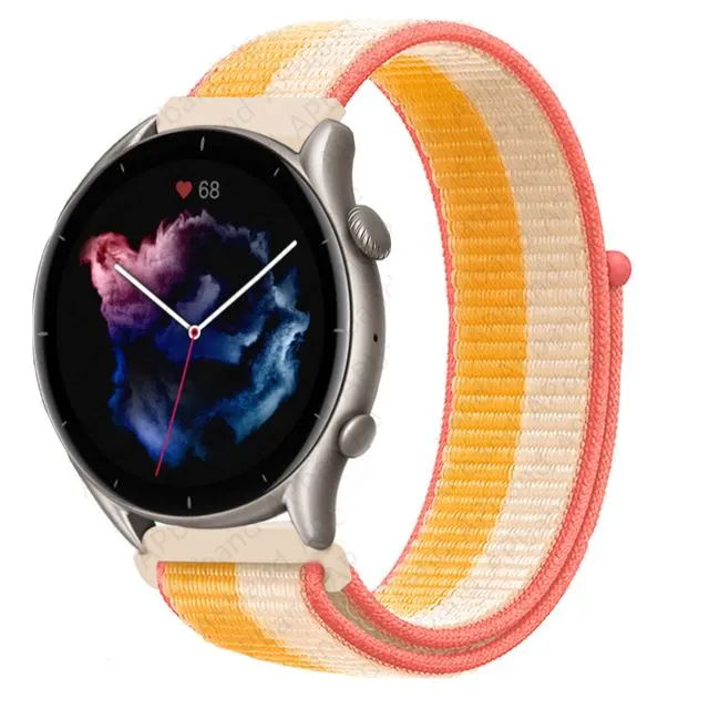 Nylon Sports Loop Watch Straps Compatible with the Oppo Watch 3 Pro