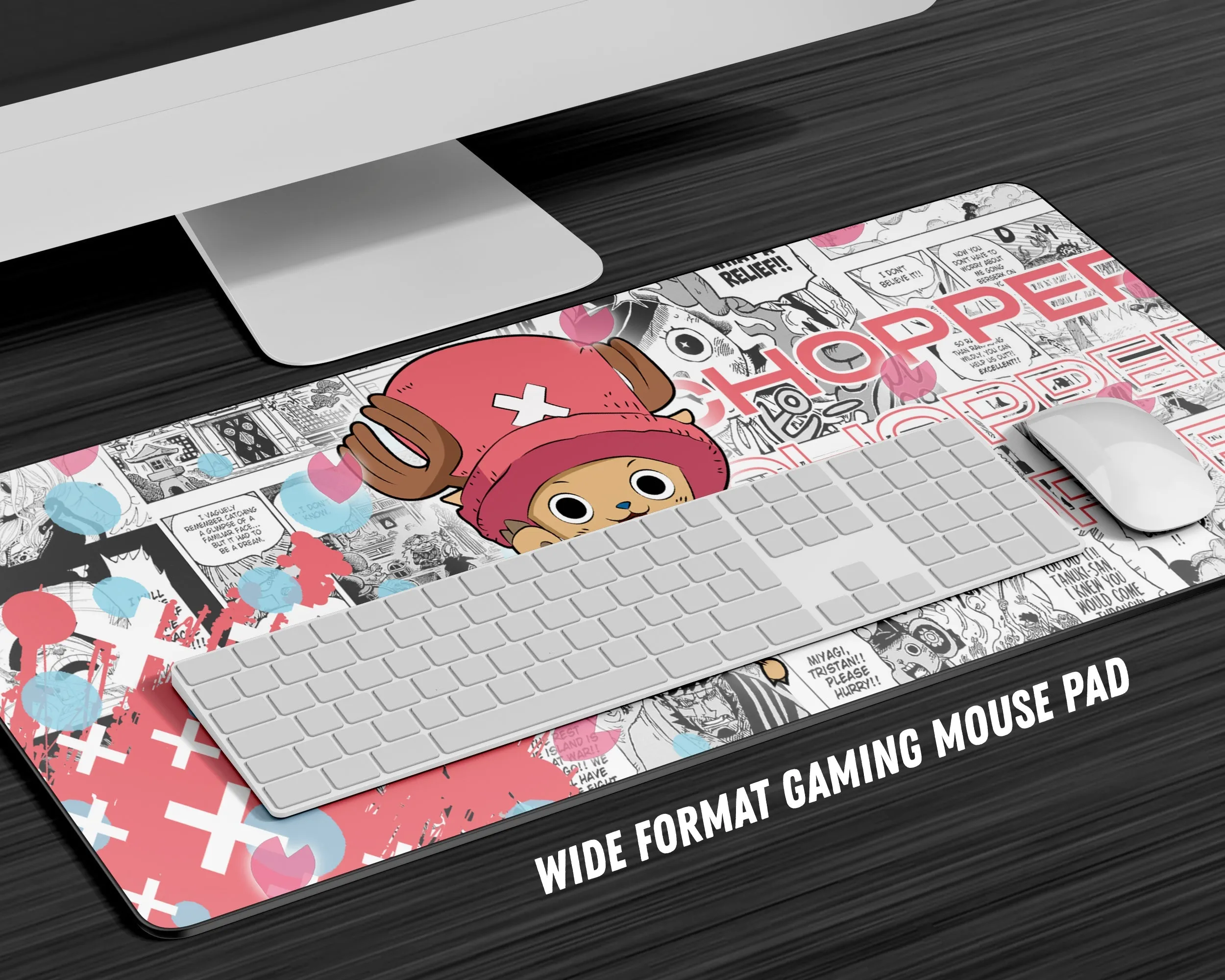 One Piece Chopper Manga Gaming Mouse Pad