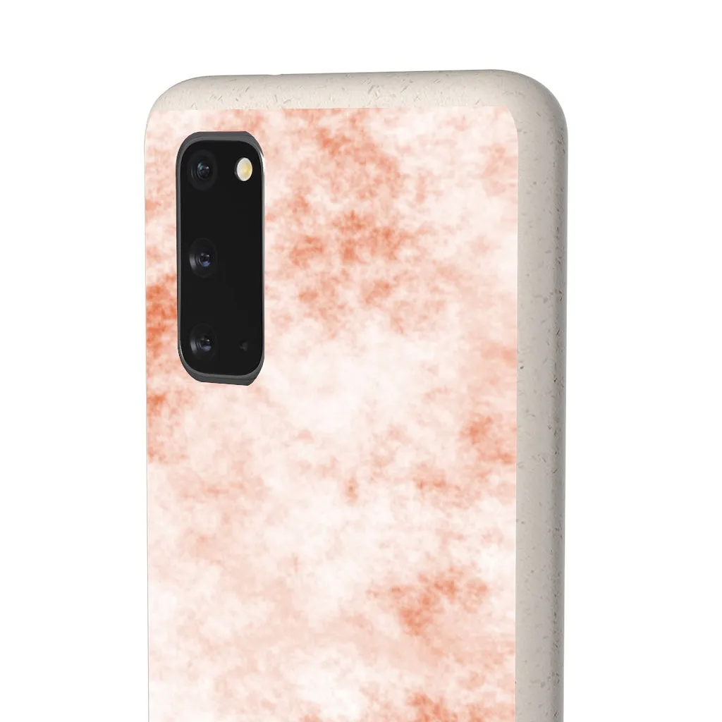 Orange Clouds Biodegradable Case