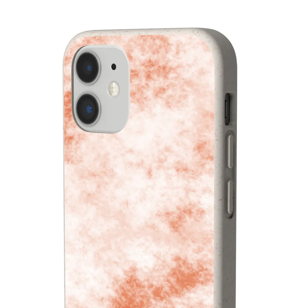 Orange Clouds Biodegradable Case