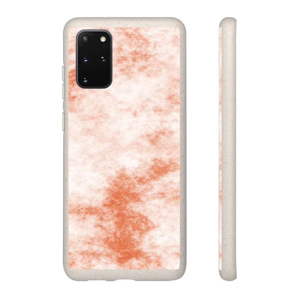 Orange Clouds Biodegradable Case