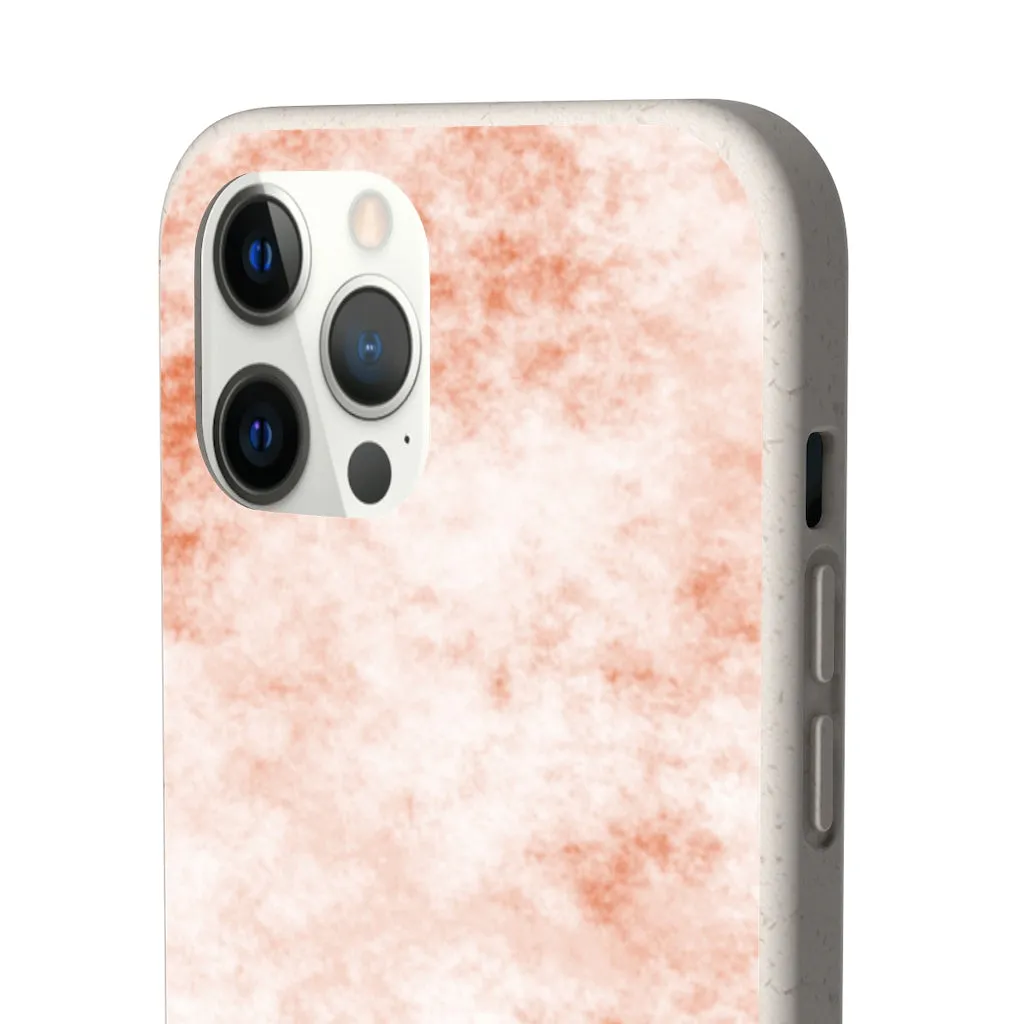 Orange Clouds Biodegradable Case