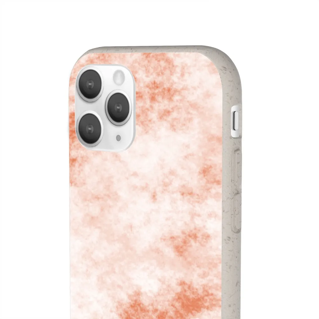 Orange Clouds Biodegradable Case