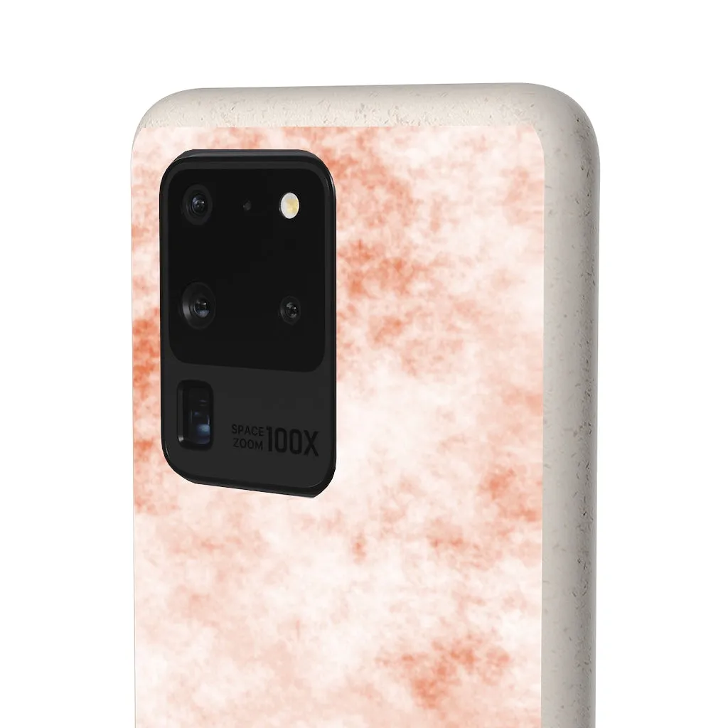 Orange Clouds Biodegradable Case