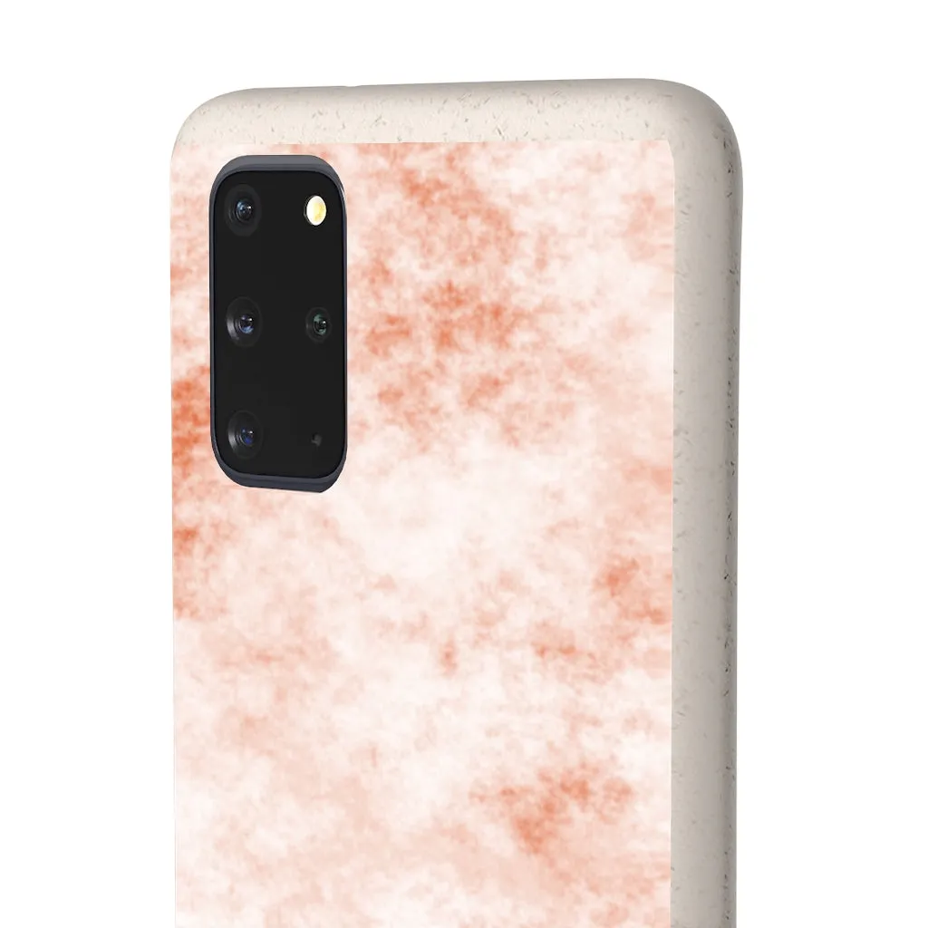 Orange Clouds Biodegradable Case