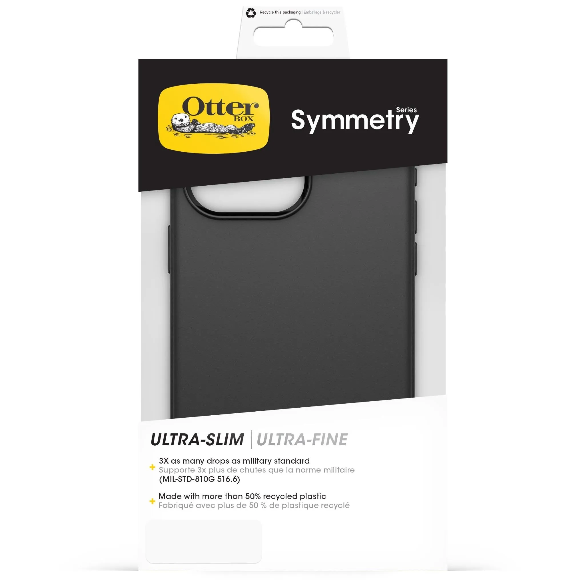 Otterbox Symmetry Case for iPhone 15 Pro Max (Black)