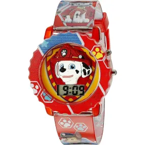 Paw Patrol Kids' Digital Watch with Red Case - Model: PAW4016