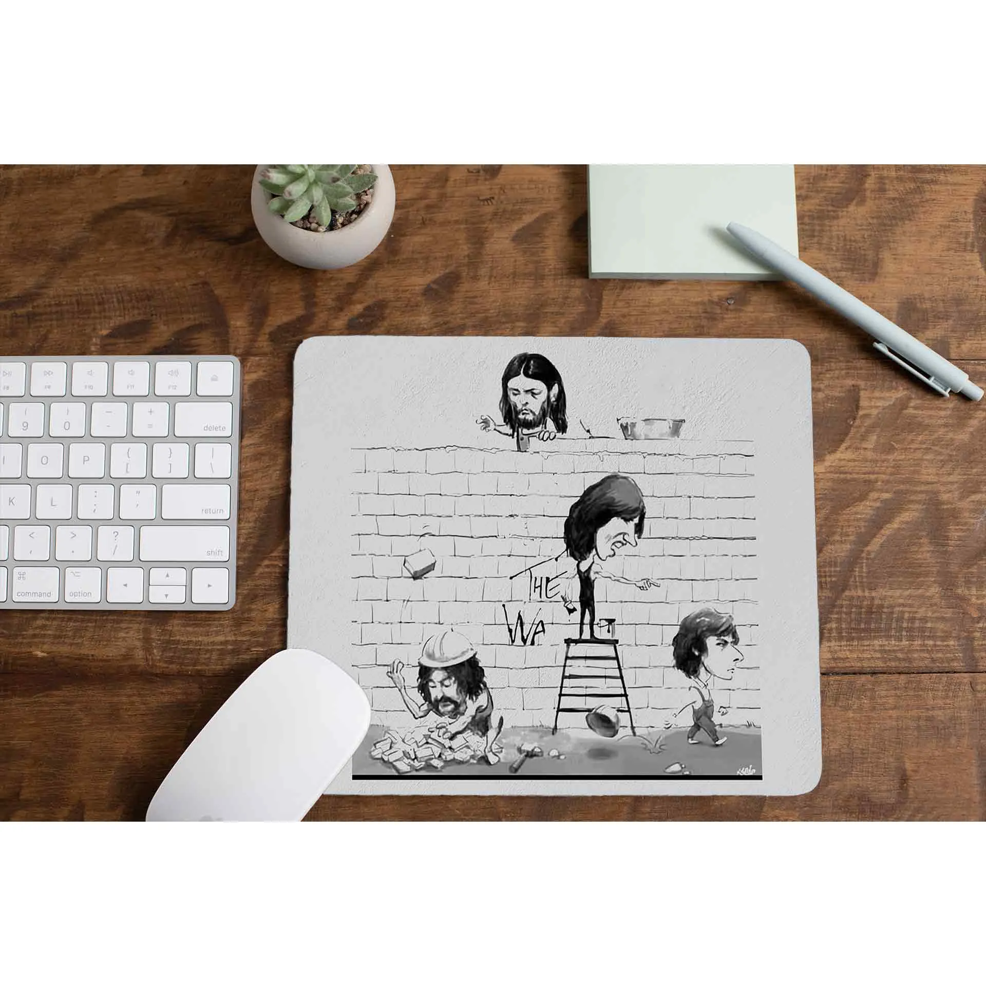 Pink Floyd Mousepad - The Wall Cartoon