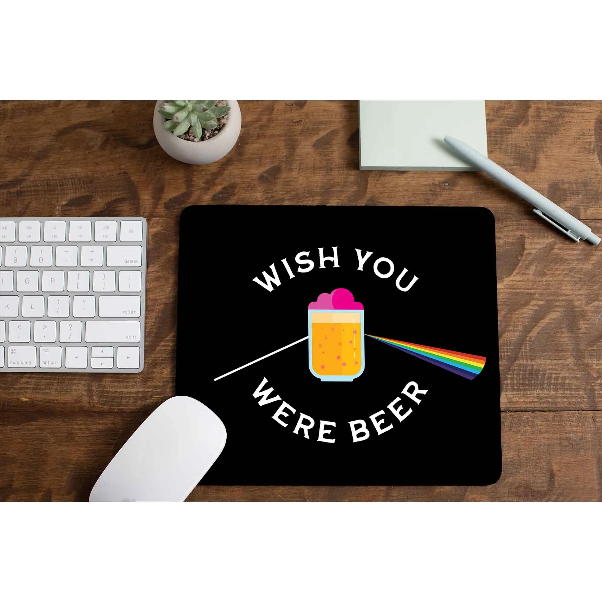 Pink Floyd Mousepad - Wish You Were Beer