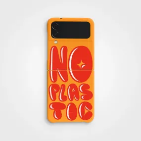 Plant-based phone case, orange graffiti | No plastic