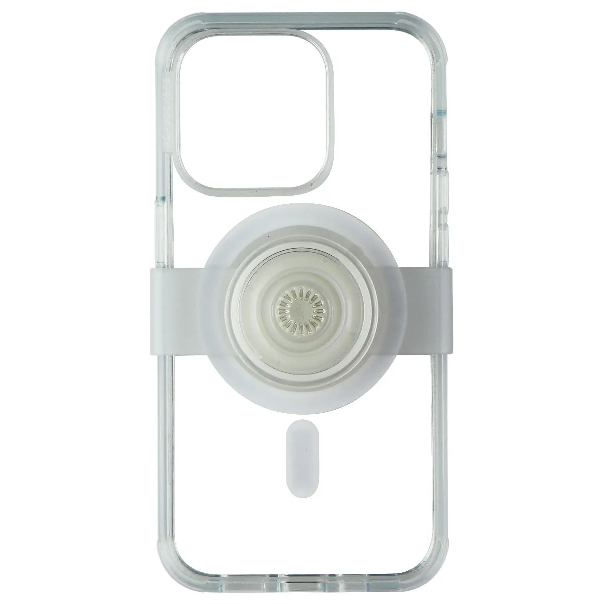 PopSockets Hardshell Case for Magsafe for Apple  iPhone 14 Pro - Clear