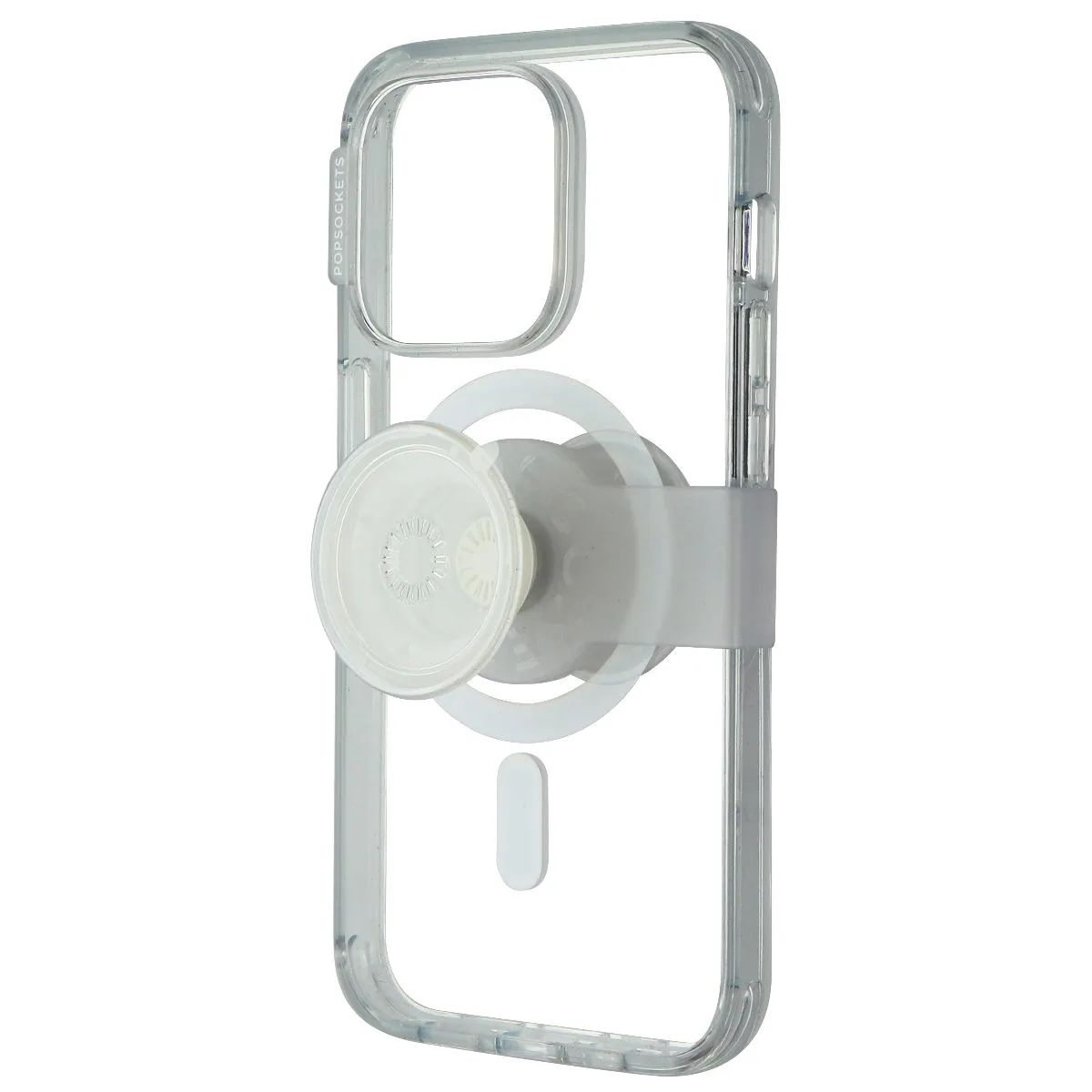 PopSockets Hardshell Case for Magsafe for Apple  iPhone 14 Pro - Clear