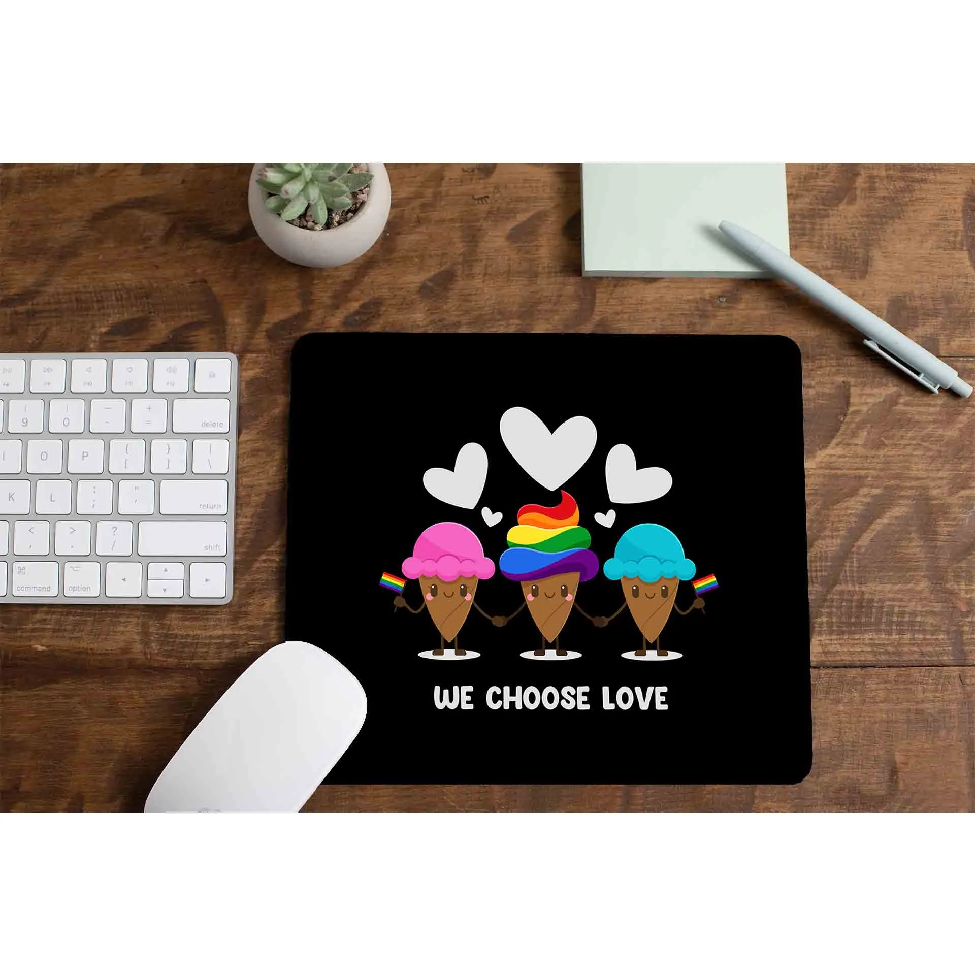 Pride Mousepad - We Choose Love