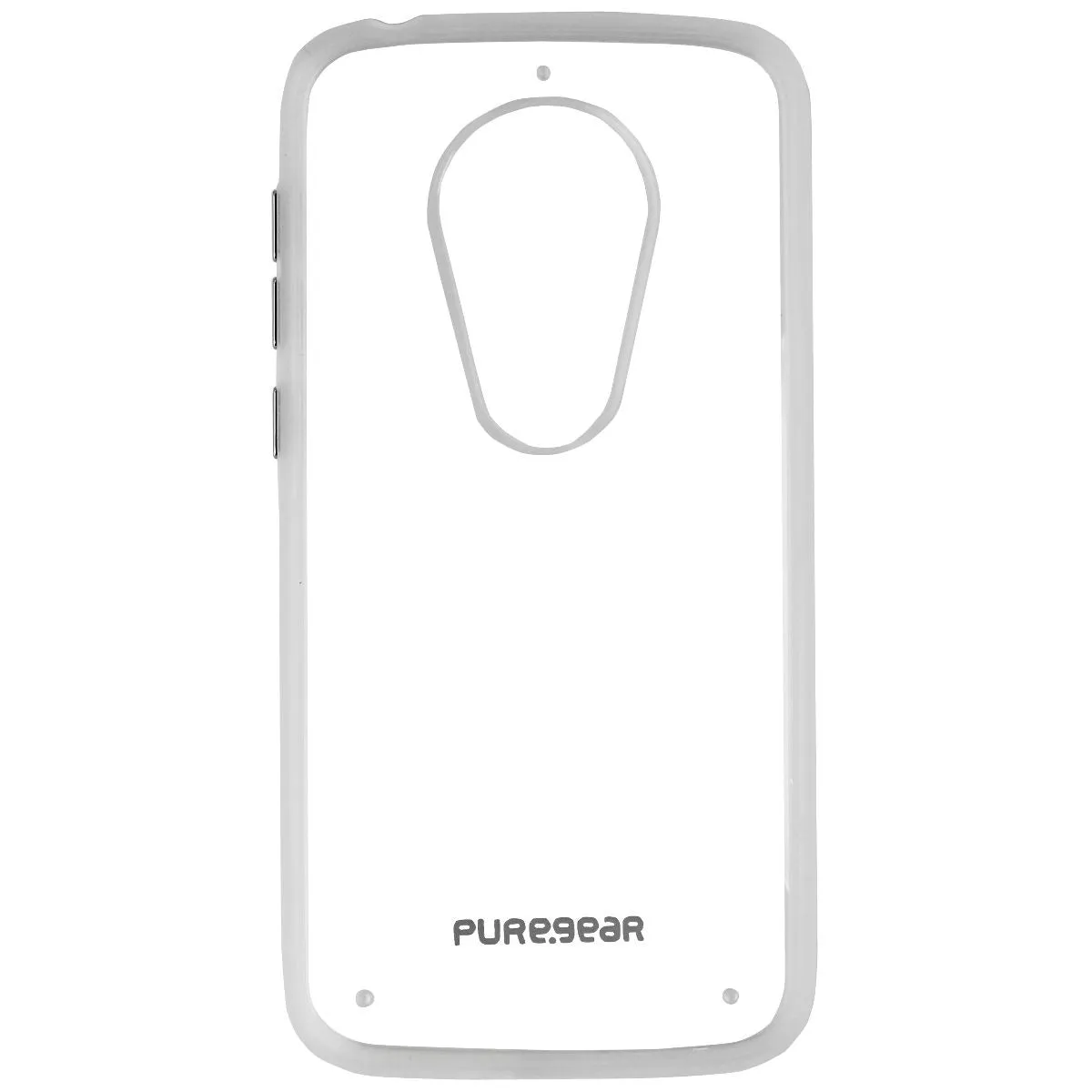 PureGear Slim Shell Series Hard Case for Motorola Moto E5 Play - Clear/Frost