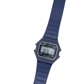 Q&Q Navy Silicone Digital Watch