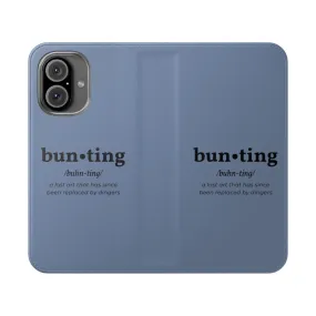 "Baseball Definition Flip Cover Phone Case for Fans"