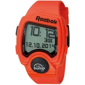 Reebok Workout Mens Silicone Alarm, Chronograph, Date Watch RC-PLI-G9-POPO-OB