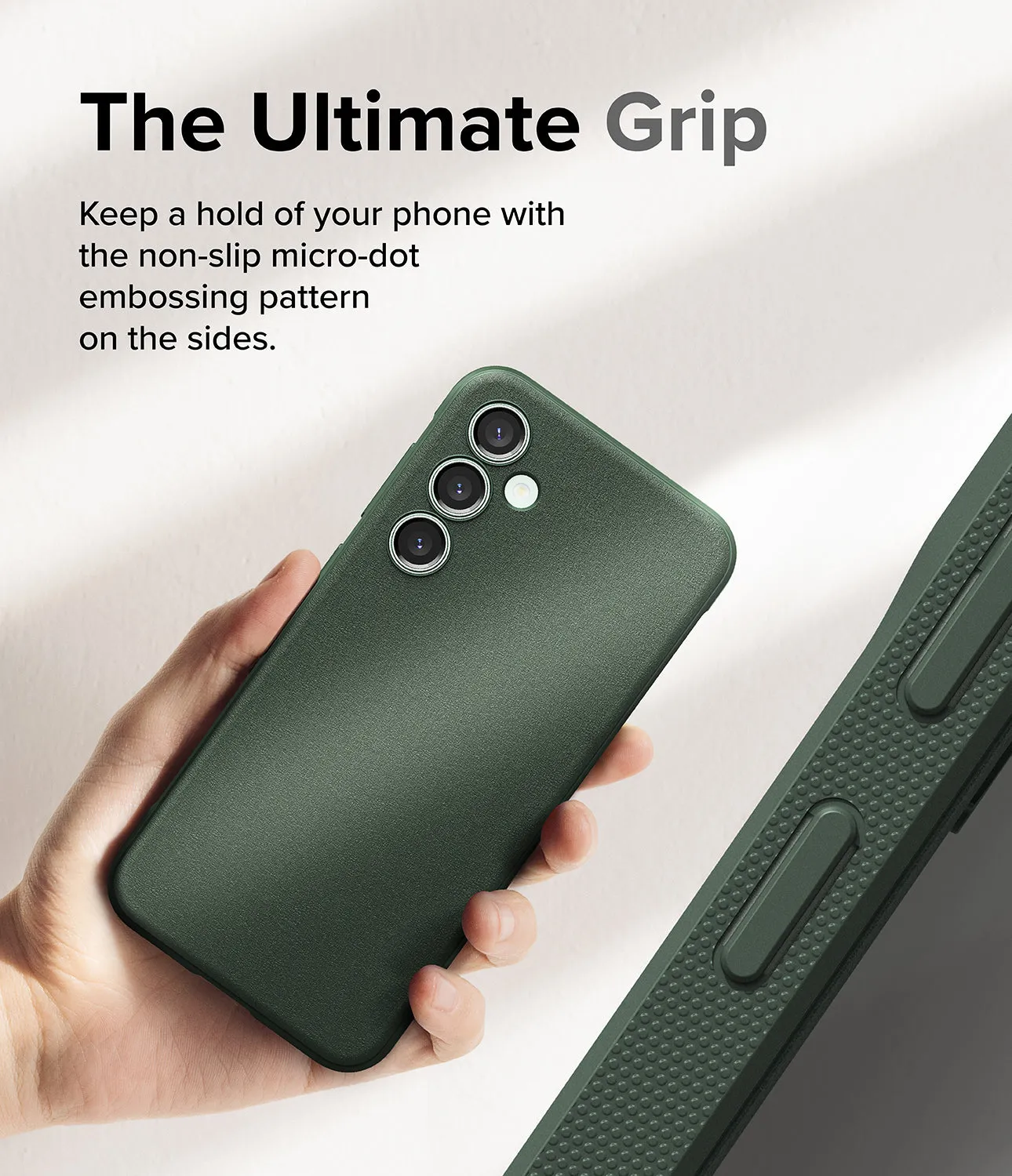 Ringke - Samsung Galaxy S23 FE Case Cover | Onyx Series | Dark Green