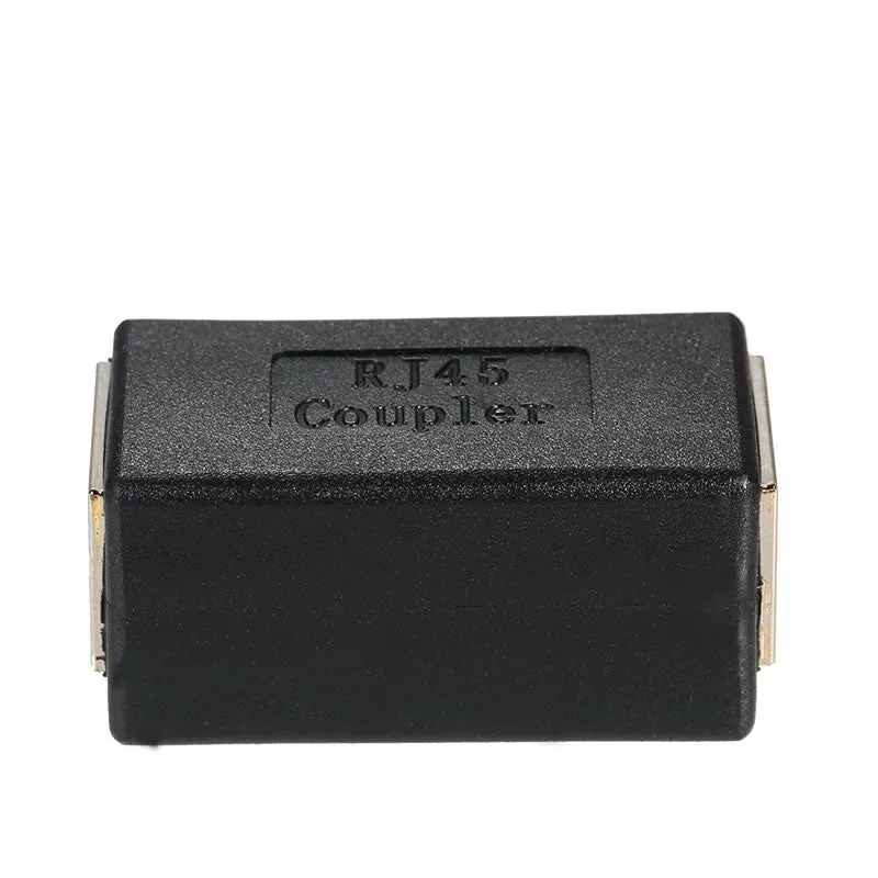 Rj45 Coupler Ethernet Cable Extender Adapter Connector Female To Female