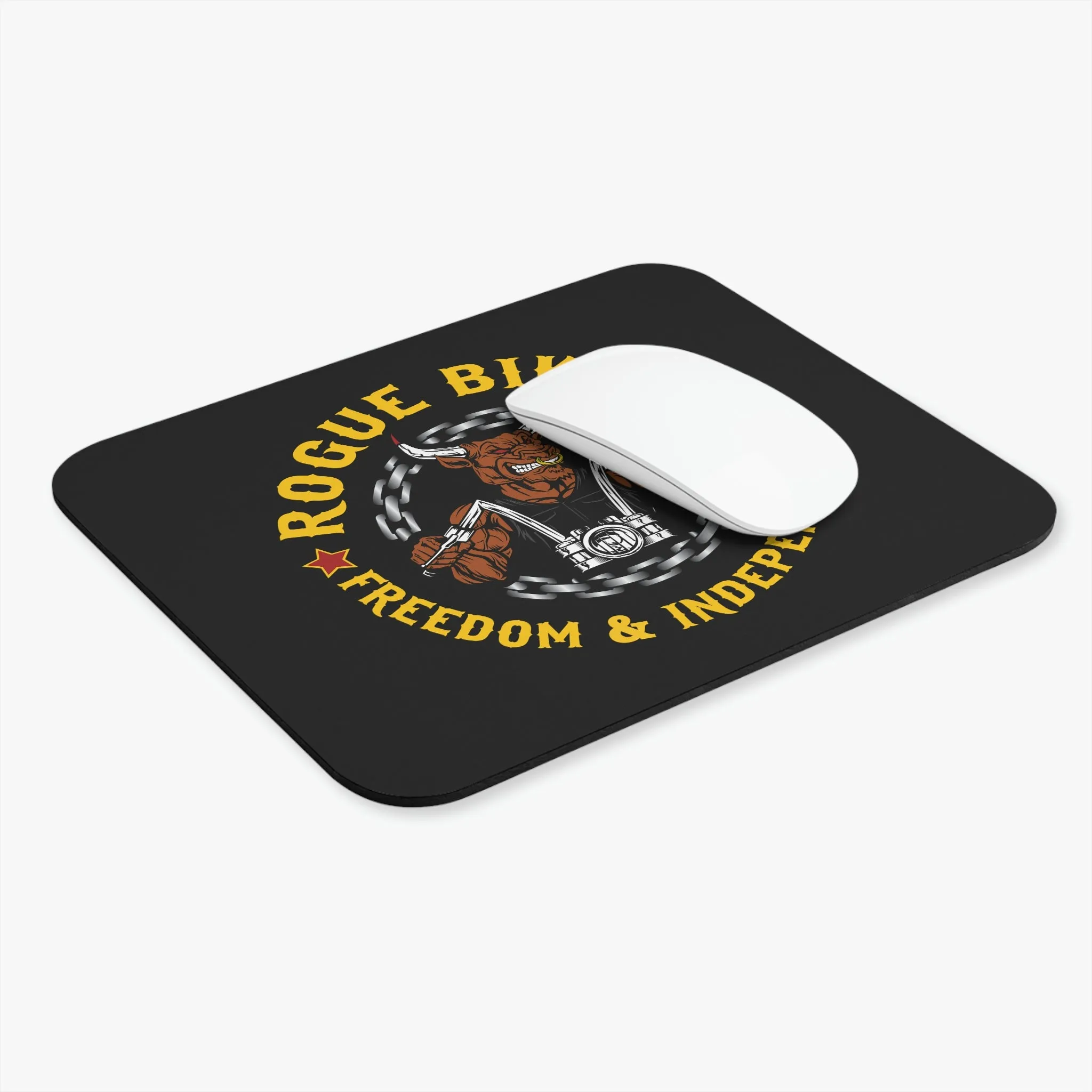 Rogue Biker [Freedom & Independence] | Mouse Pad (Rectangle)