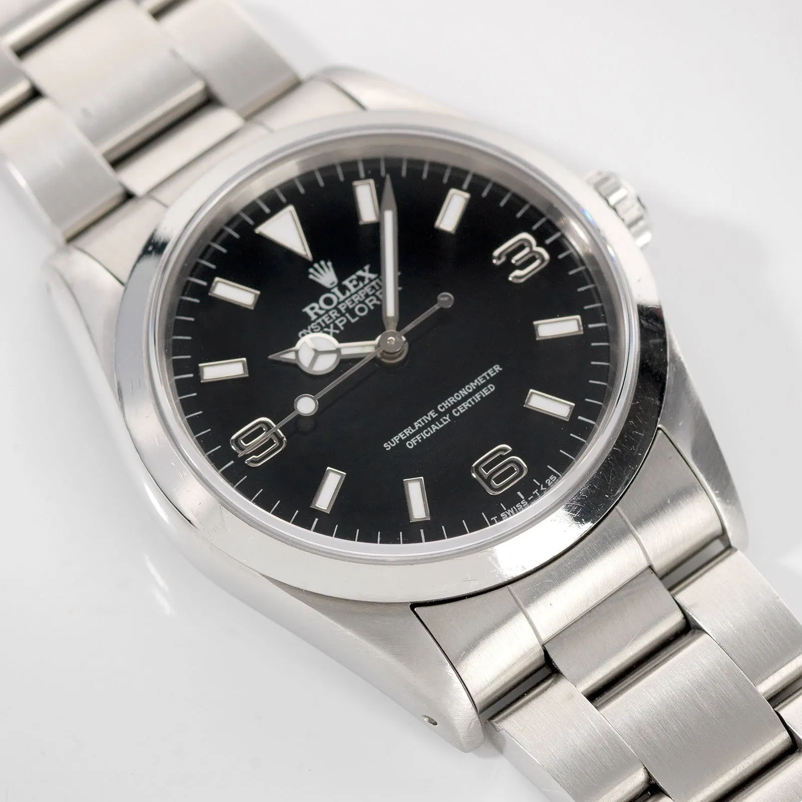 Rolex Explorer 14270 'Black Out' Dial B&P