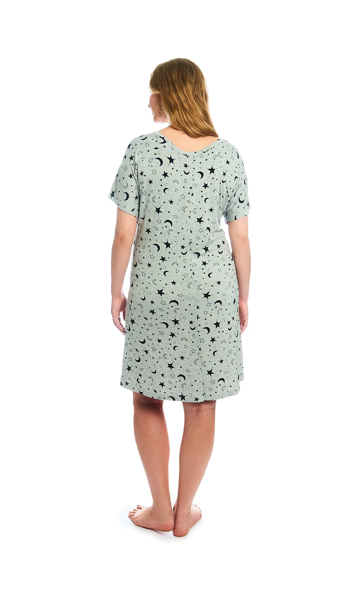 Rosa Hospital Gown Twinkle Night