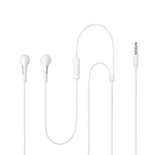 Samsung Ehs64 Ehs64Avfwecinu Hands-Free Wired In Ear Earphones With Mic With Remote Note (White)