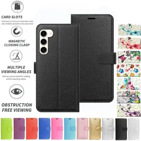 Samsung Galaxy S23 Flip Folio Book Wallet Case