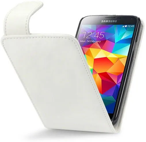 Samsung Galaxy S5 Flip Case - White