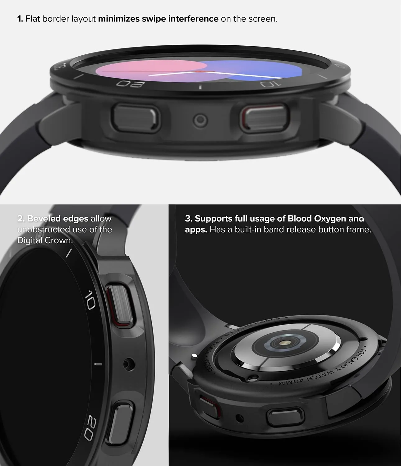 Samsung Galaxy Watch 5 40mm | Air Sports Bezel Combo Pack| Black   40-11