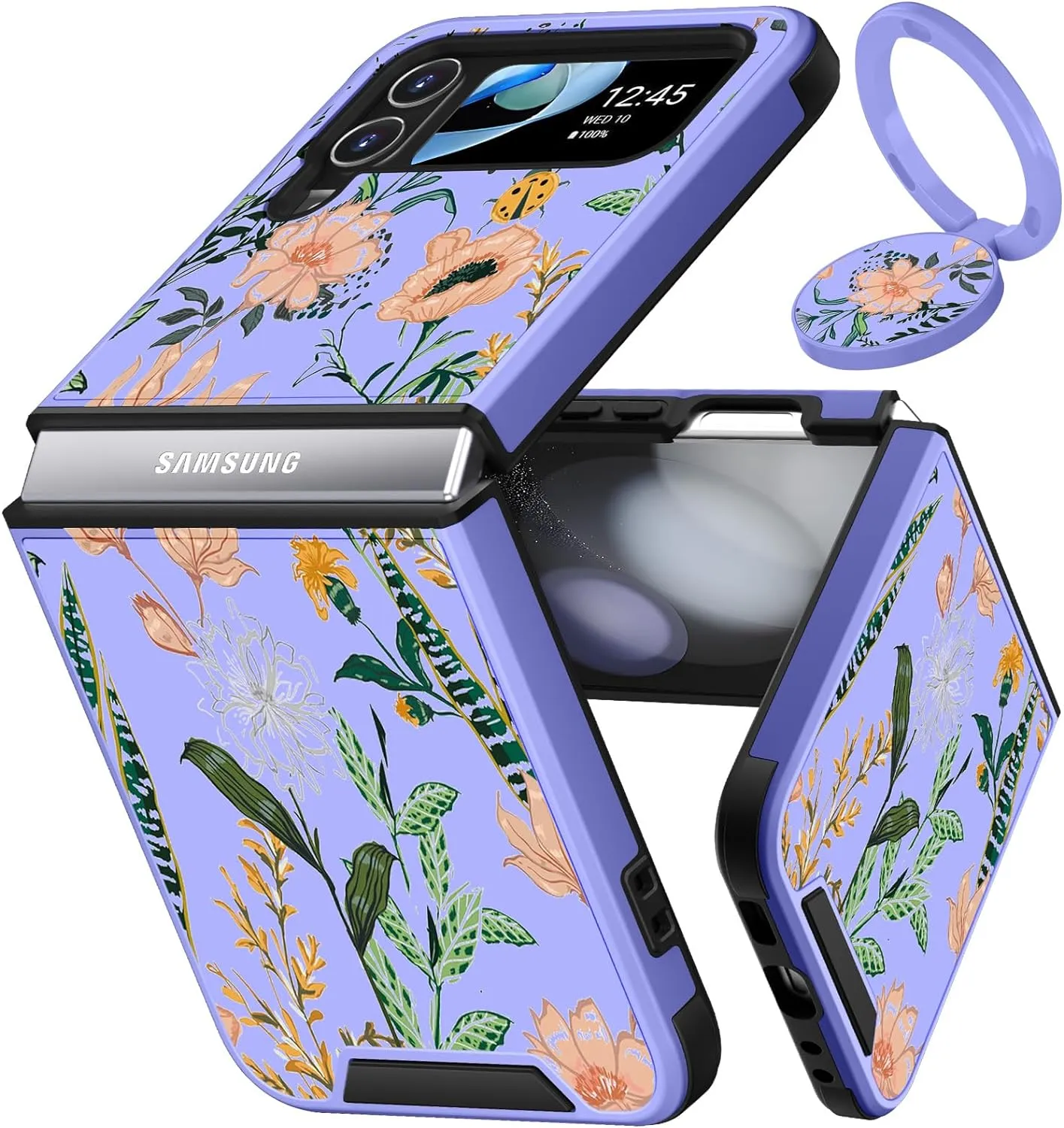 Samsung Galaxy Z Flip 5 Case Butterfly Women Girls Cute Phone Cover