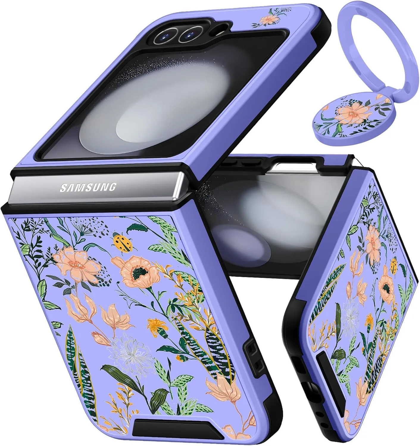 Samsung Galaxy Z Flip 5 Case Butterfly Women Girls Cute Phone Cover