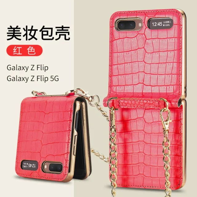 Samsung Galaxy Z Flip Case PU Leather