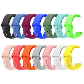 Silicone Button Style Watch Straps Compatible with Garmin Forerunner 158