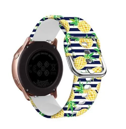 Silicone Pattern Watch Straps compatible with the Fossil Gen 4