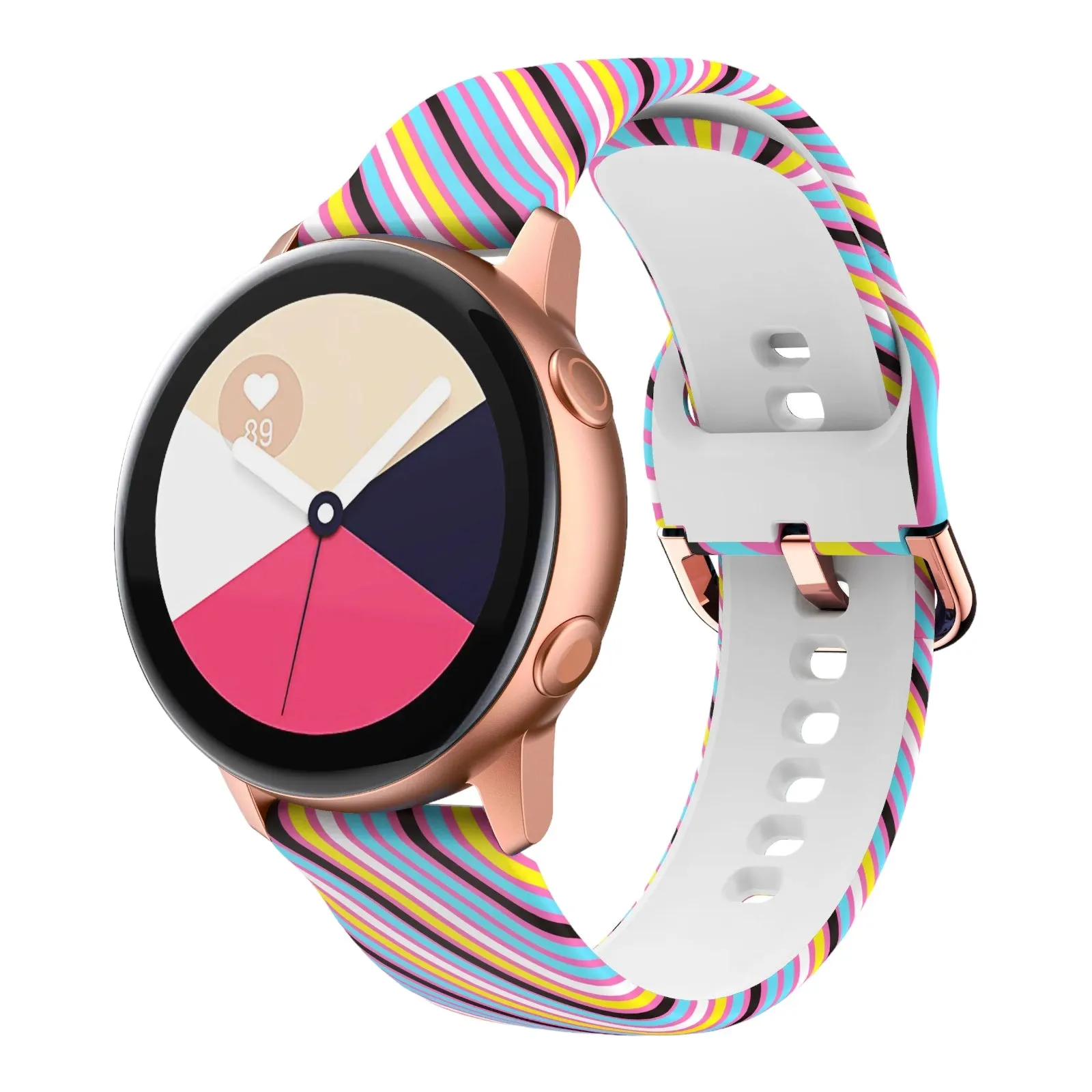 Silicone Pattern Watch Straps compatible with the Oppo Watch 2 46mm