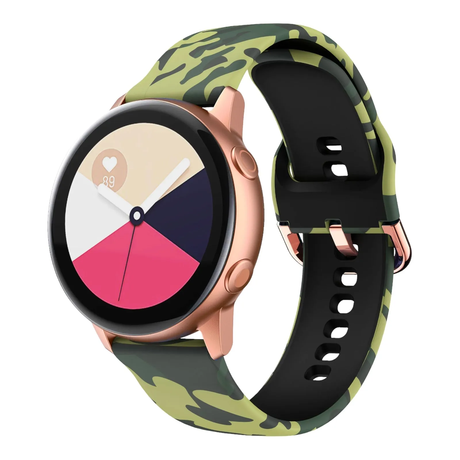 Silicone Pattern Watch Straps compatible with the Oppo Watch 2 46mm