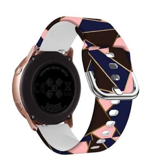 Silicone Pattern Watch Straps compatible with the Oppo Watch 2 46mm