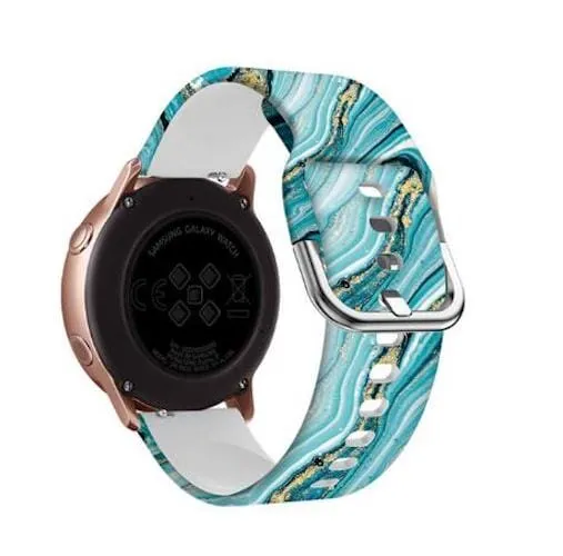 Silicone Pattern Watch Straps compatible with the Oppo Watch 3