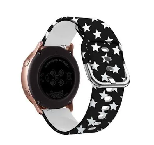 Silicone Pattern Watch Straps compatible with the Oppo Watch 3