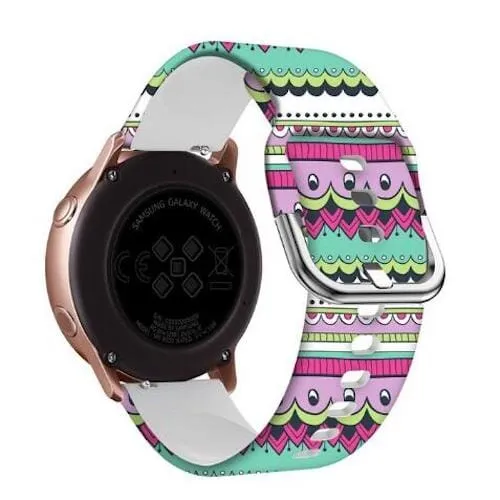 Silicone Pattern Watch Straps compatible with the Oppo Watch 3