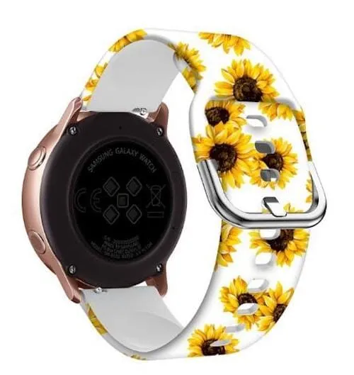 Silicone Pattern Watch Straps compatible with the Oppo Watch 3