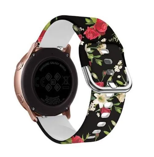 Silicone Pattern Watch Straps compatible with the Oppo Watch 3