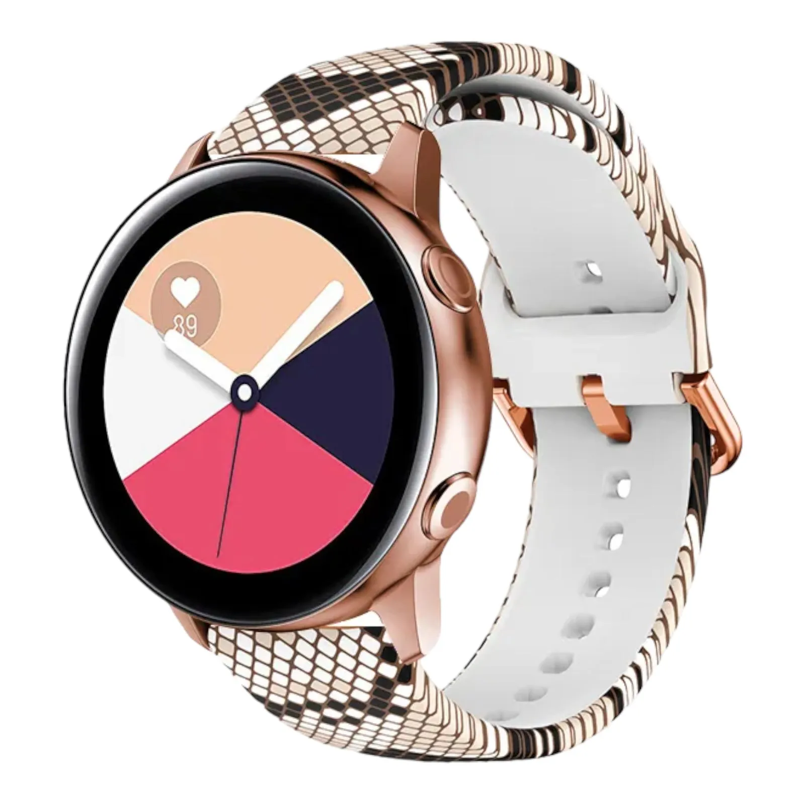 Silicone Pattern Watch Straps compatible with the Oppo Watch 3