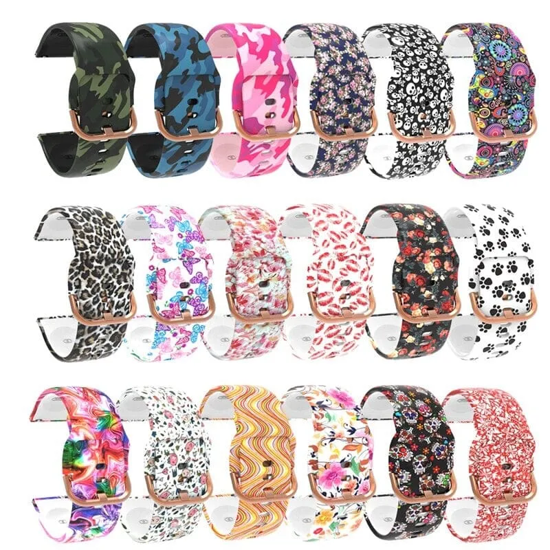 Silicone Pattern Watch Straps compatible with the Samsung Galaxy Fit 3