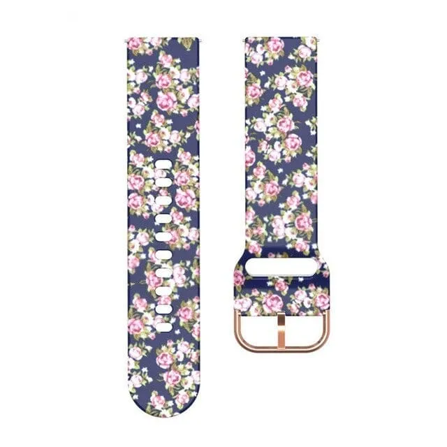 Silicone Pattern Watch Straps compatible with the Samsung Galaxy Fit 3