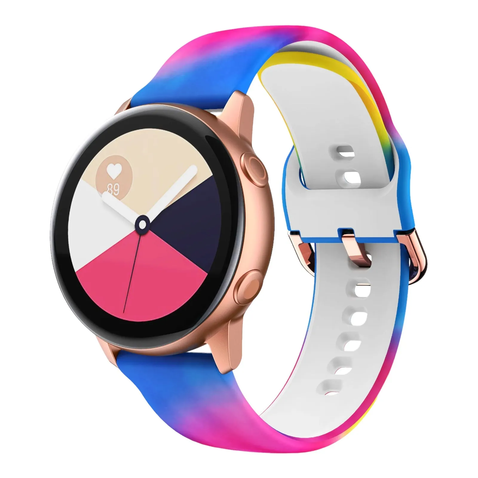 Silicone Pattern Watch Straps compatible with the Withings Steel HR (40mm & HR Sport), Scanwatch (42mm)