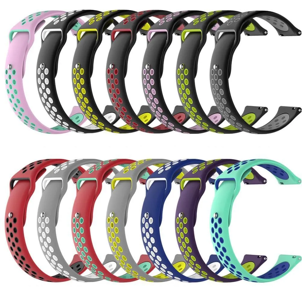 Silicone Sports Straps Compatible with the Samsung Galaxy Watch 6 Classic (47mm)