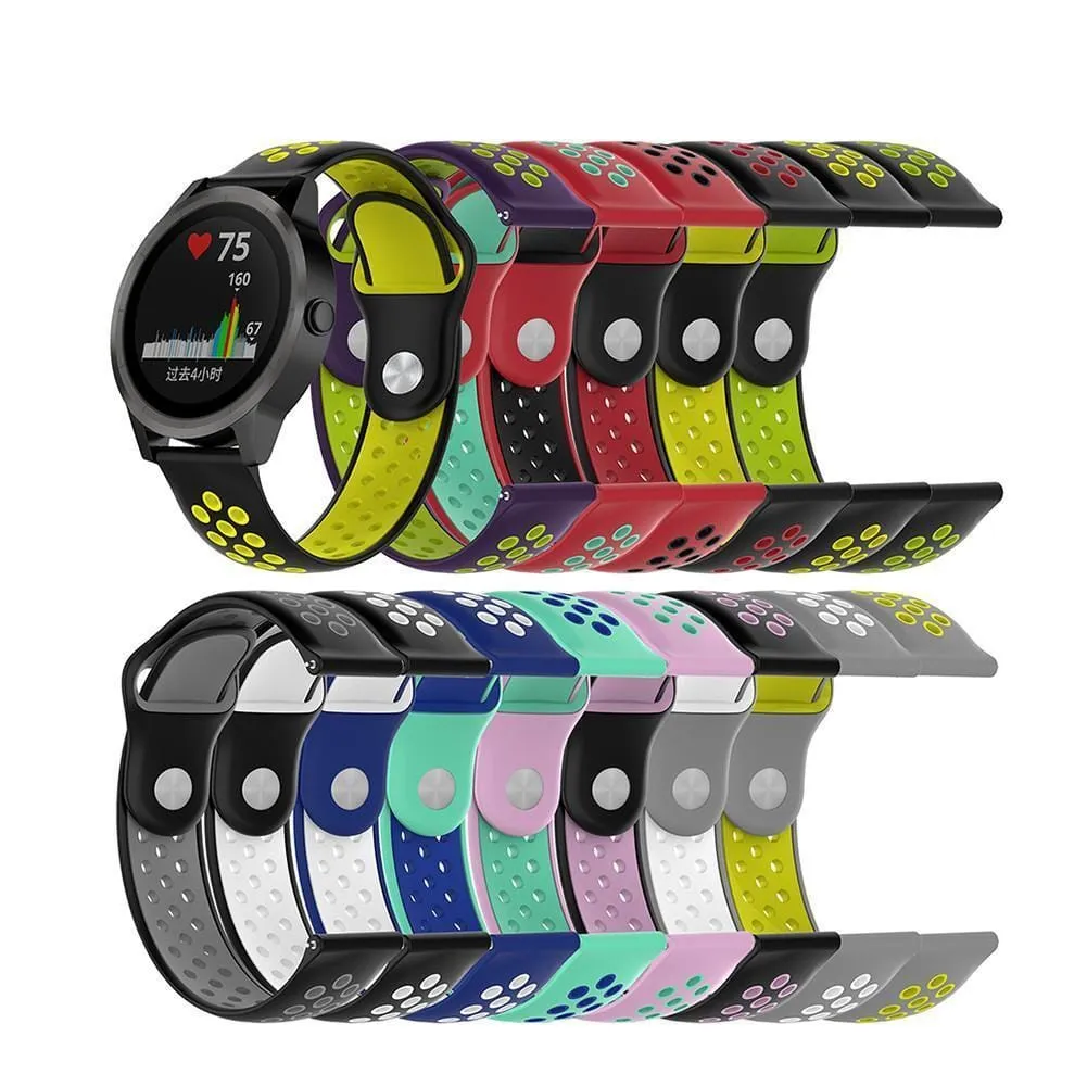 Silicone Sports Straps Compatible with the Samsung Galaxy Watch 6 Classic (47mm)