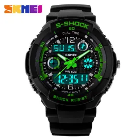 SKMEI Brand Digital Watch Men Sport Watch Dive Wristwatch 50M Waterproof Men's Military Watch relogio digital-watch